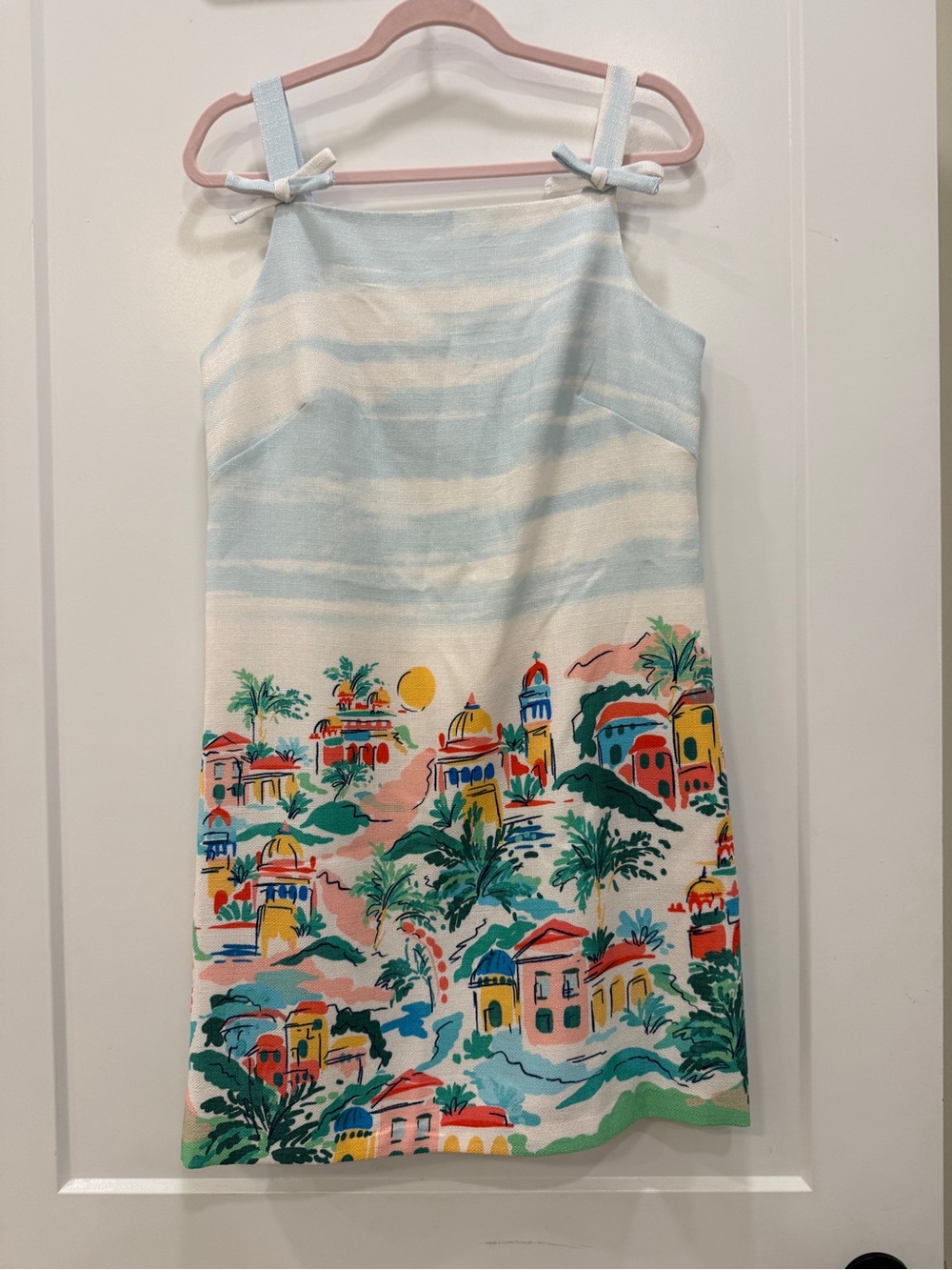 NWOT Eliza J Shift Dress with Bow Detail on Straps. HARD TO FIND!